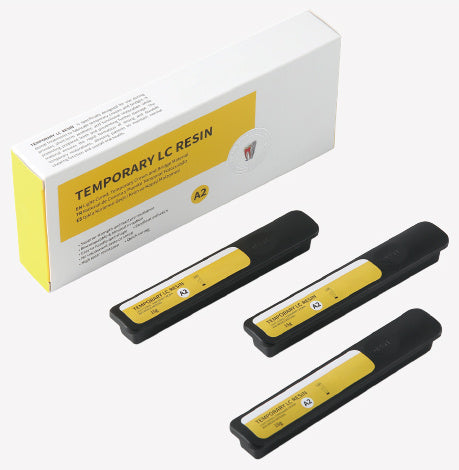 Light curing temporary resin