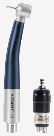 LED high speed handpiece with coupler