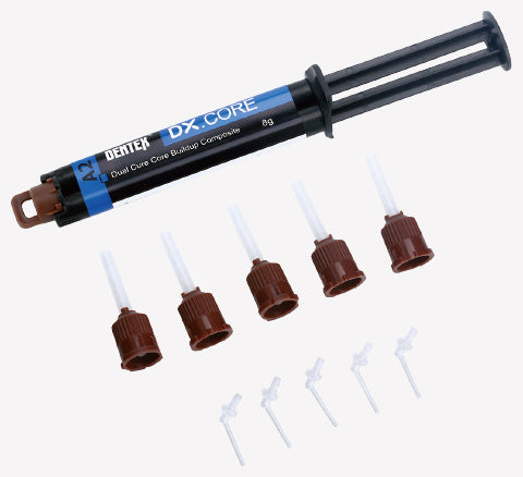 Dual-cure core material